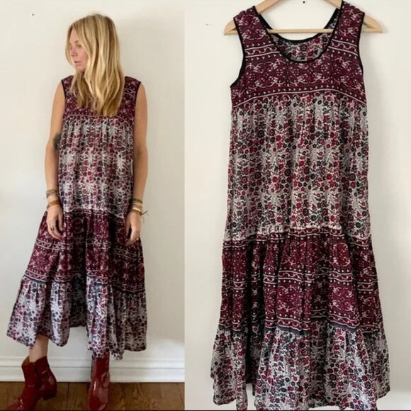Vintage Indus Boho Cotton Dress – ASO Dakota Johnson & Malin Akerman (L) - Picture 2 of 9